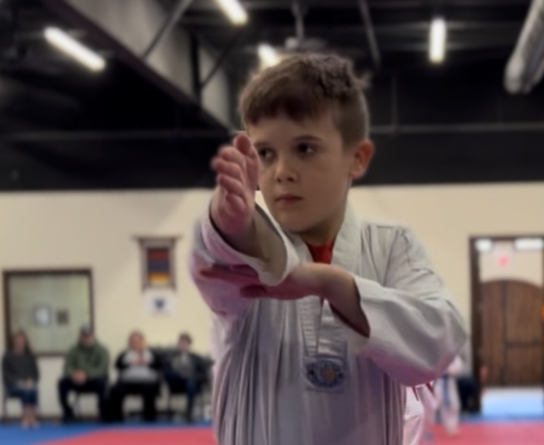 Braden’s Purple Belt Test